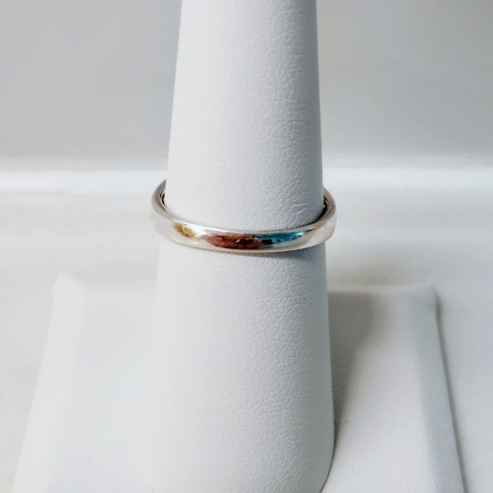 Vibrant Statement Multicolor Gemstone Sterling 925 Ring